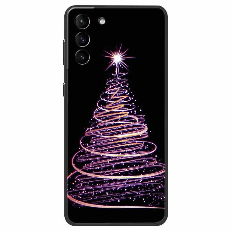 Christmas Case For Samsung S21 Plus Case S21 FE Silicone Soft TPU Cover for Samsung Galaxy S21 / S21 Ultra FE + 5G Case New Year