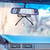 Pendant Keychain Bowknot Shape Wallet Car Backpack Keyring Decoration Decorative Chain Rearview Mirror Accessory