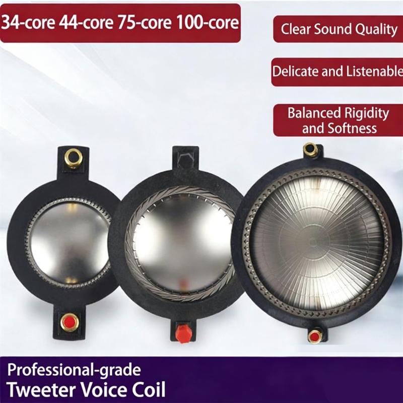 2Pcs Diaphragm Replacement Metal Film Tweeter Consistent Quality For Professional Sound Equipment Speaker Repair