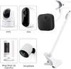 41cm/25cm Universal Bendable Baby Monitor Holder Clip 1/4'' Punch-free Camera Support Stand Webcam Camera Mounting Clamp Kit
