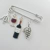 Rotwein Glas Broschen Pin - Anti-Exposure Kleidung Accessoire