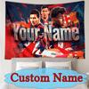 Individueller Name oder Text FC Barcelona Ultimatives Fußball-Wandteppich Frühling Tapisserie Hintergrundtuch HD Hängendes Tuch Wandteppich Heimdekoration