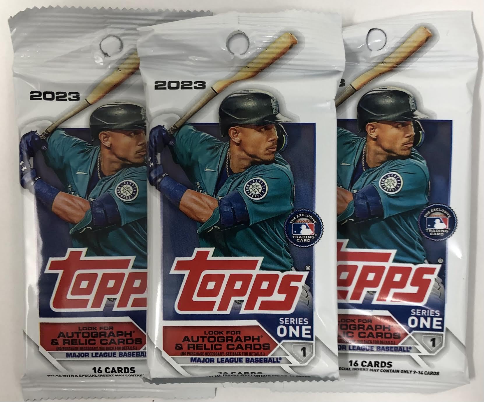 

Topps 2023 Series 1 Baseball MLB 3-Pack Set - 16 Packs - 48 Total Trading Cards