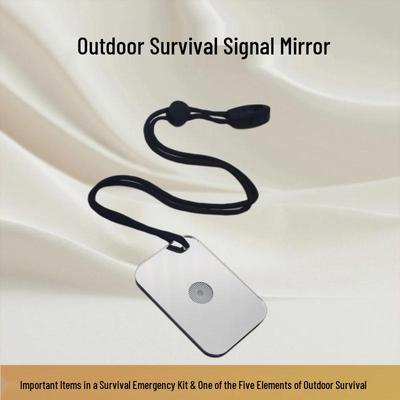 Survival SOS Reflective Mirror: Marine Acrylic Signal Light Source for Kayaking
