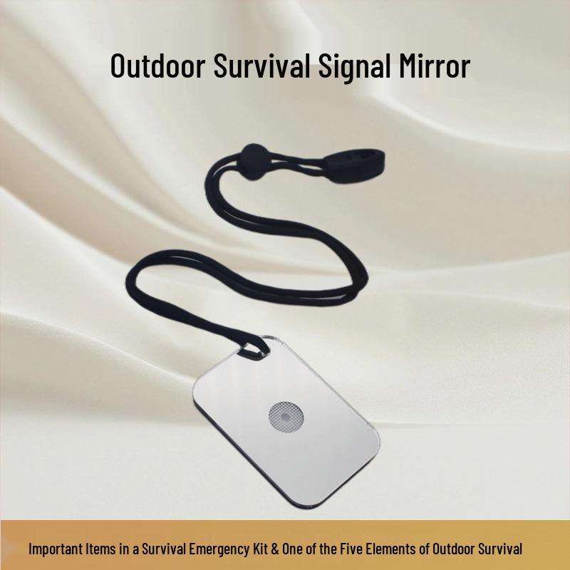 Survival SOS Reflective Mirror: Marine Acrylic Signal Light Source for Kayaking