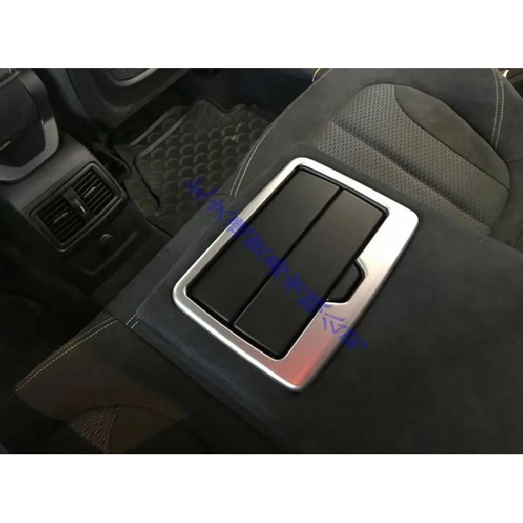 For BMW X2 F39 2018 Car Accessories ABS Chrome Rear Seat Drink Cup Holder Chrome Trim Cover Bezel Surround Frame
