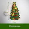 1Pc Christmas Window Decoration Hanging Lights 8 Styles LED Suction Cup Santa Claus Holiday Scene Atmosphere Decor