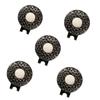 Zinc Alloy Golf Hat Clip Magnetic Golf Hat Clips Golf-Ball Aiming Marker Professional Golf Training Aids Accessories