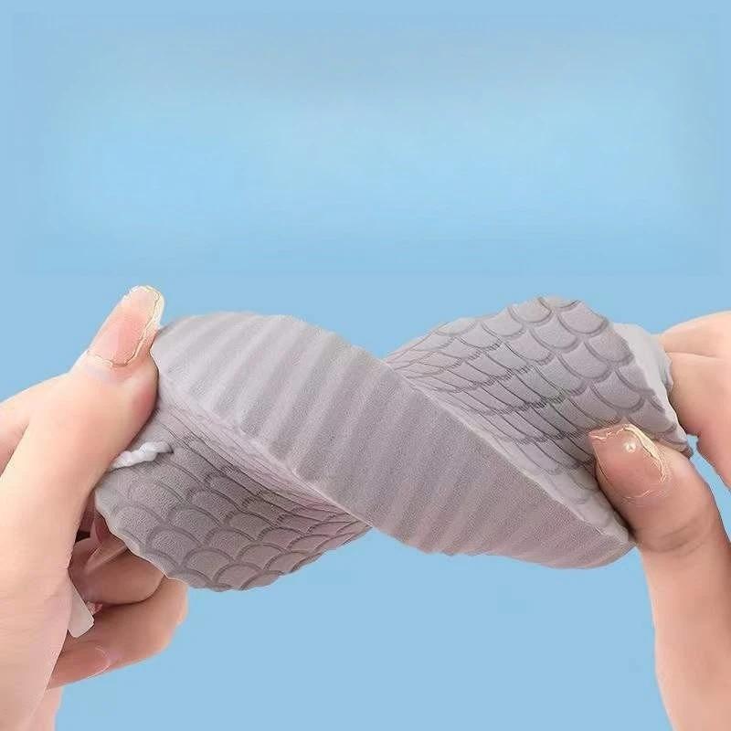 Natural Bath Sponge for Sensitive Skin Baby Adult Gentle Exfoliating Scrub Hypoallergenic Plant Fiber Kids Washcloth