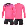 Kelme Men's Goalkeeper Jersey Set, Long Sleeve, Soccer Goalkeeper Training Wear, Professional Set, Fluorescent Pink, Size 2XL