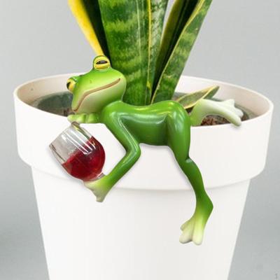 Frog Decoration for The Garden, Resin Figure, Collector's Item Outdoor Areas
