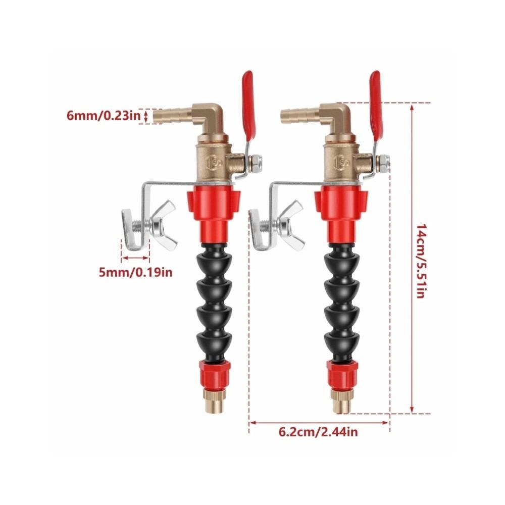 2pcs Universal Cutting Machine Misting System Nozzle Water Sprayer Brick Cutting