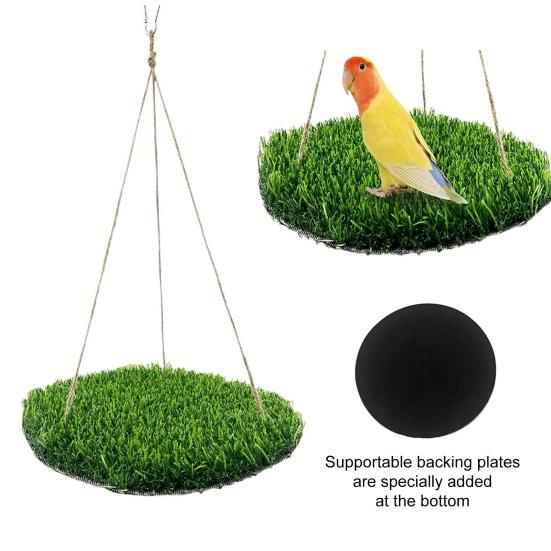 Reptile Hammock with Adjustable Rope Artificial Hanging Bed Small Pet Swing Mat