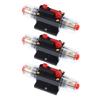 A ABSOPRO Car Reset Circuit Breaker 100A DC 12-48V Circuit Breaker Fuse Holder for