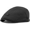 HT4615 Beret Cap Spring Summer Breathable Linen Flat Cap Men Women Artist Painter Beret Hat Male Female Adjustable Mens Berets