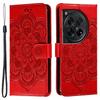 For OnePlus 12 5G Case PU Leather Mandala Imprinted Design Wallet Phone Cover