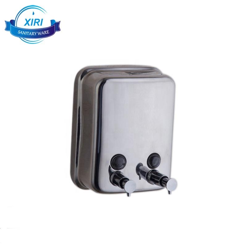 Stainless Steel Wall Mounted Manual Hand Liquid Soap Dispenser XR8243