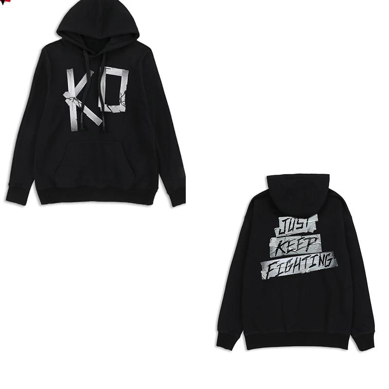 Men and Women Printed Hoodie Long Sleeve Series Oversized  American Fashion Tracksuit Loose Classic Simple