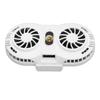 Cell Phone Cooler Semiconductor Cooling Silent Phone   with Dual Fan Fast Cooling for Gaming Livestreaming