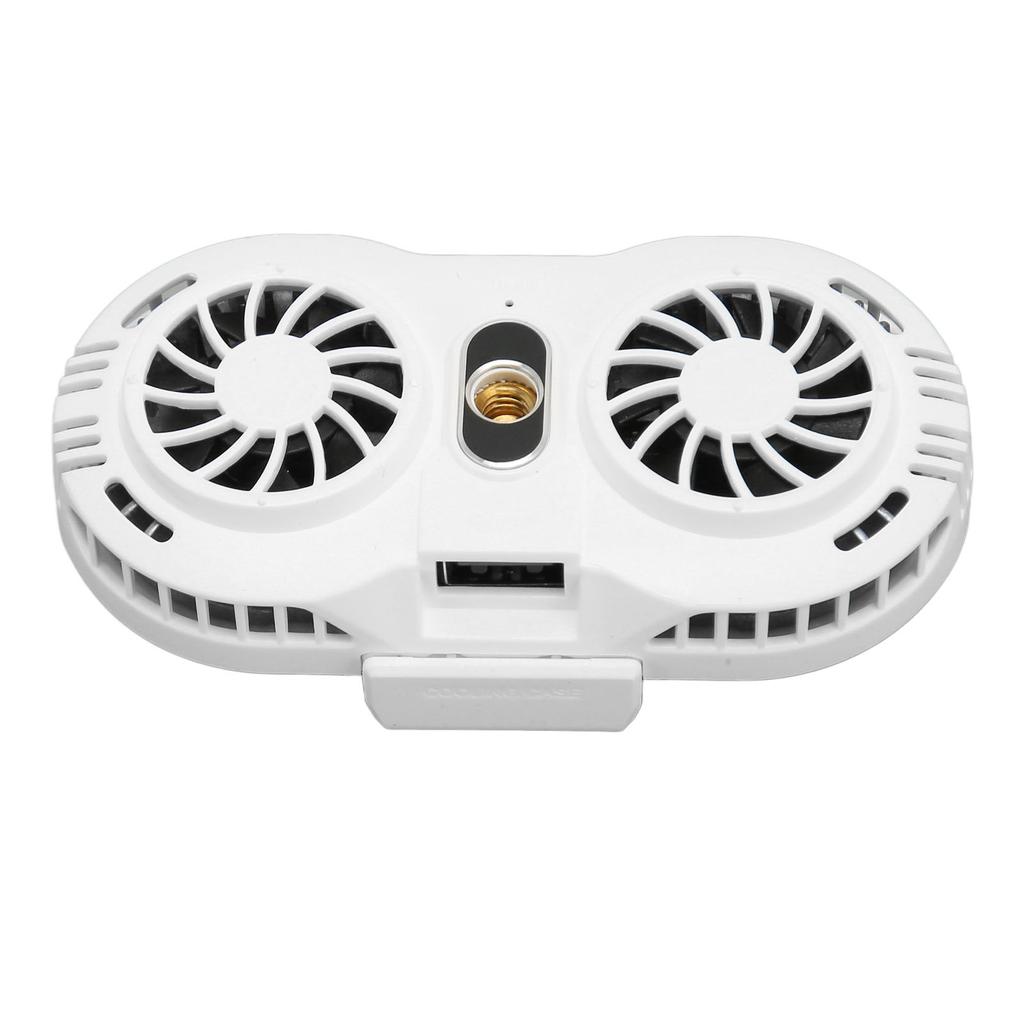 Cell Phone Cooler Semiconductor Cooling Silent Phone with Dual Fan Fast Cooling for Gaming Livestreaming