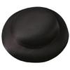 Elegant Homburg Fedoras Top Hat Fascinator Base Solid Color Hat Flat Hat Headwear Western Trend for Casual Wear