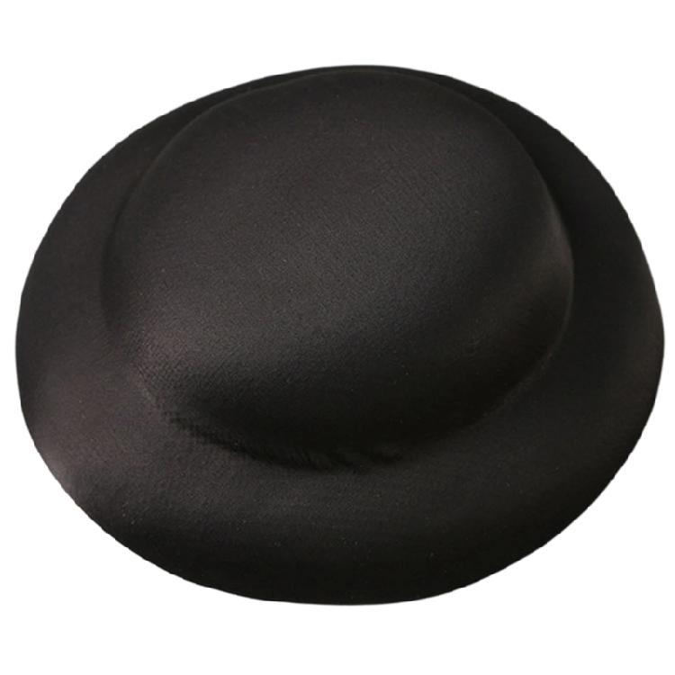 Elegant Homburg Fedoras Top Hat Fascinator Base Solid Color Hat Flat Hat Headwear Western Trend for Casual Wear