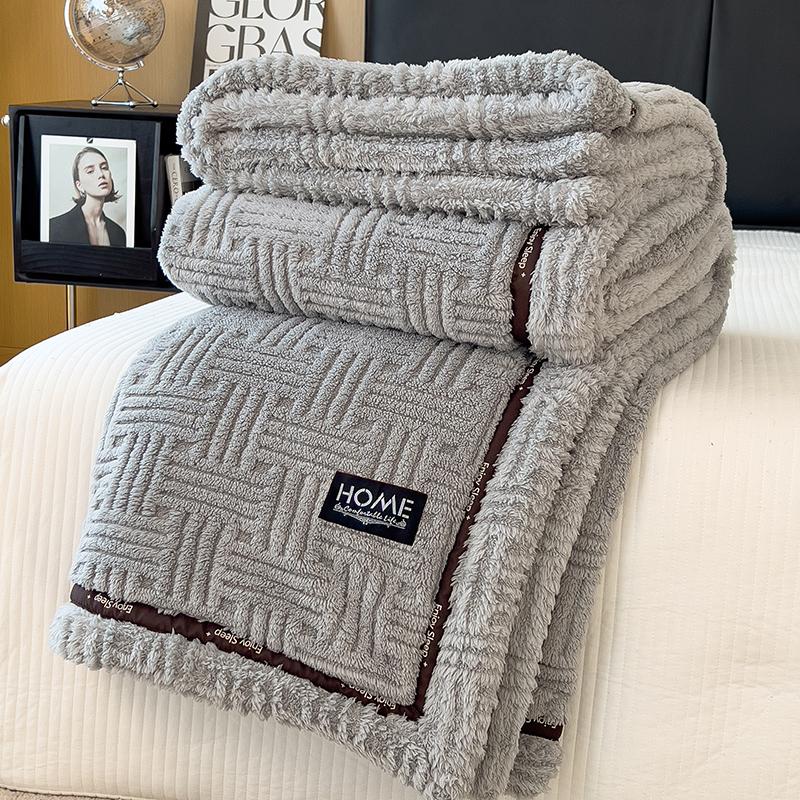 Japanese Style Plaid Blanket Soft Breathable Nap Blankets Spring Autumn Travel Camping Bedspread Light Luxury Home Sofa Decor