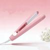Compact Dual-Use Straightener & Curler for Bangs – Portable Flat Iron & Curling Wand