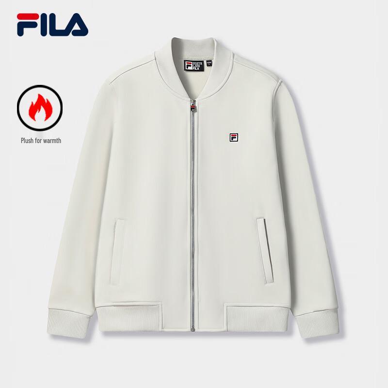 Fila Men's Casual Fleece-Lined Knitted Jacket