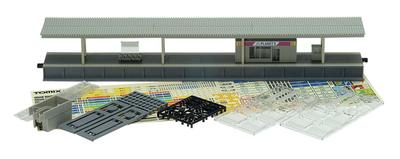 TOMIX N Gauge Island Urban Convenience Illuminated Model Railroad Supplies Platform, Store, Extension, 4277,