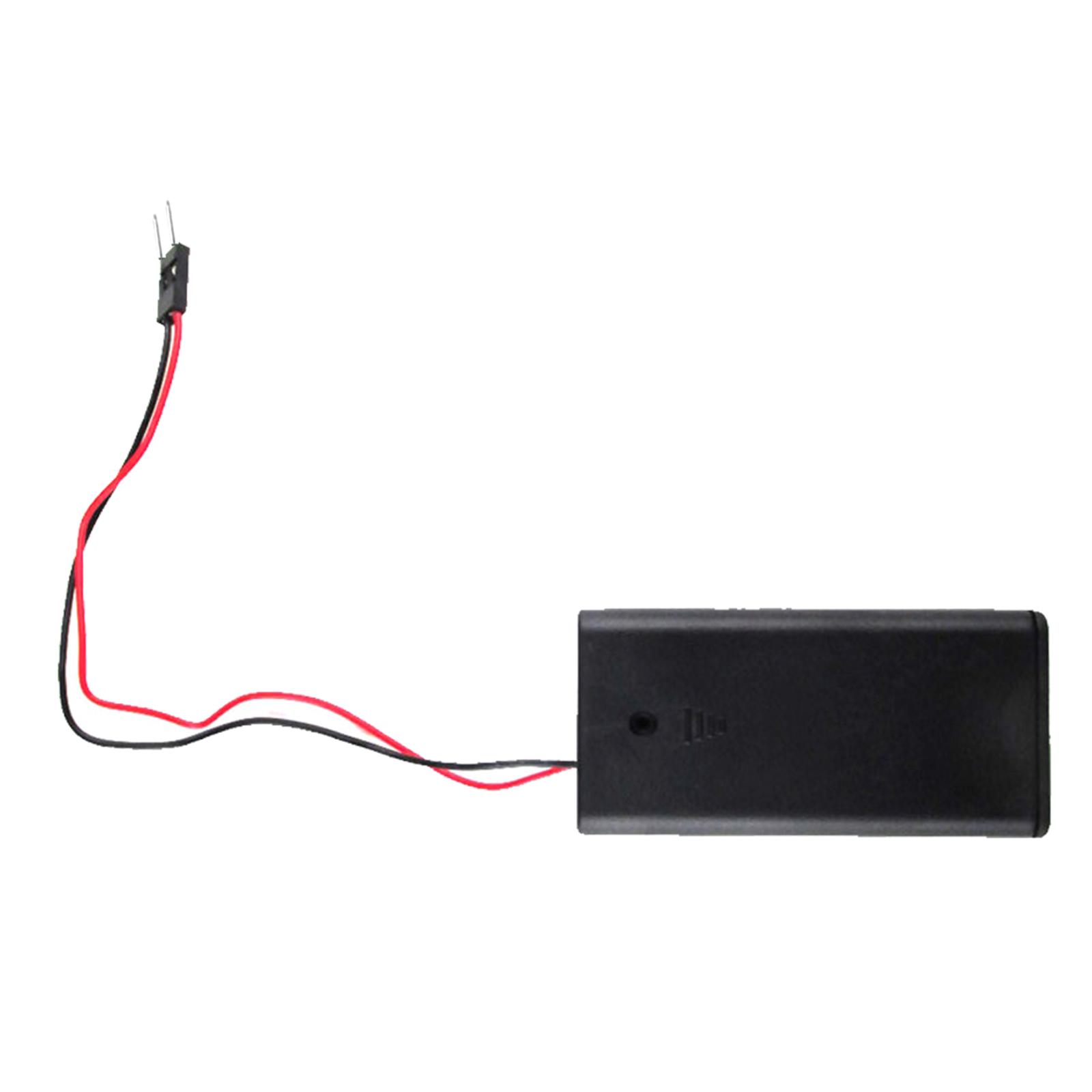 

2/4 слота AA держатель батареи коробка чехол для батареи с переключателем новый AA батарейный блок 3V 6V 2