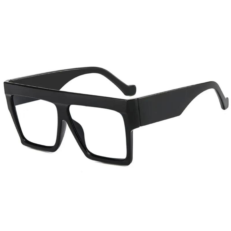 Fashion Designer Oversized Square Reading Glasses Women Men Large Frame Lady Elegant Eyeglasses Clear Anti Blue Light Vision +2