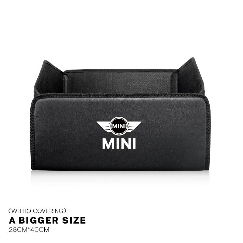 Car Trunk Storage Bag Leather Camping Box Collapsible For BMW Mini Works Cooper F54 F55 F56 F57 F60 R50 R52 R53 R55 R56 R57 R58