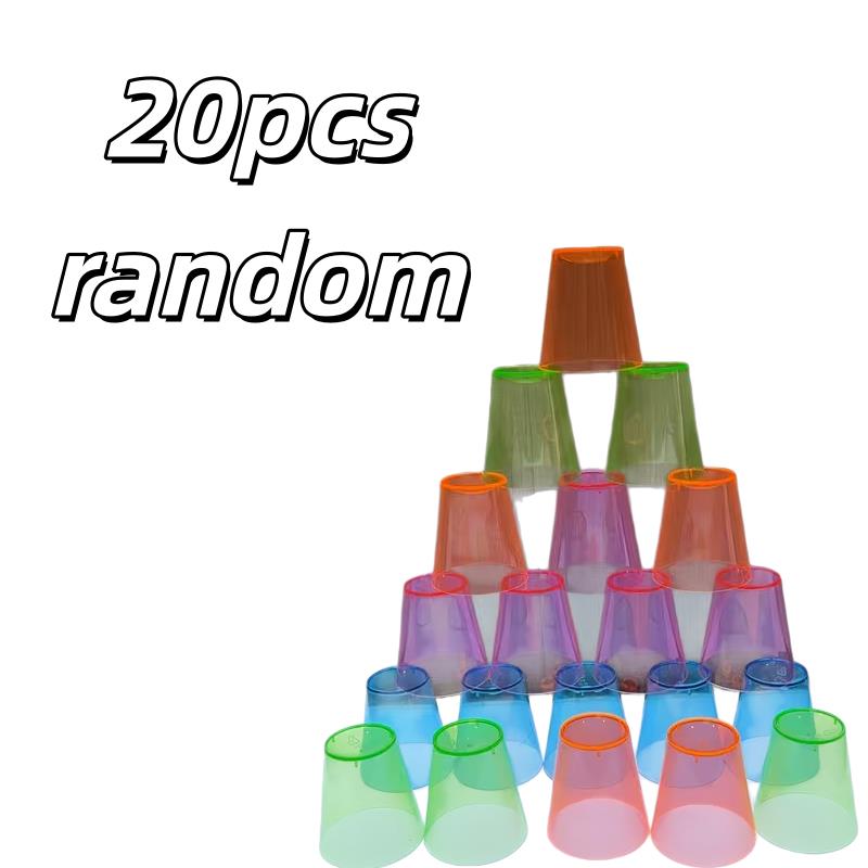 

20pcs random Reggio Emilia Sensory Materials – 20 Mixed Colors for Light & Shadow Play, Open-Ended Learning