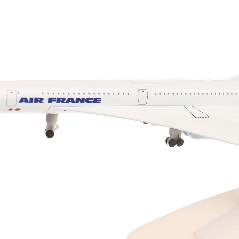 20cm French Union Concorde Air France Airplane Model Airliner Alloy Diecast Air Plane Model Toys Collection Home Decor Ornament