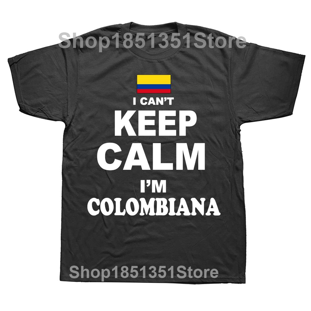Its Colombia Not Columbia Colombian Camiseta Mujer Colombian Tshirt Hip Hop Cotton Men Tops Tees Fashionable Family T Shirt