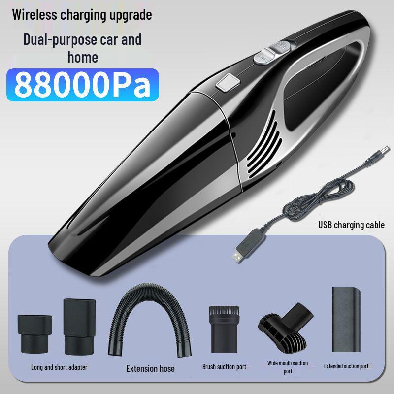 High-Power Portable Wireless Car Vacuum Cleaner for Home and Sedan