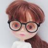 Transparent Transparent Plastic Glasses Doll Accessory Doll Mini Glasses  Children Toy