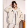 ET BOITE Women's Loose Fit Hooded Jacket