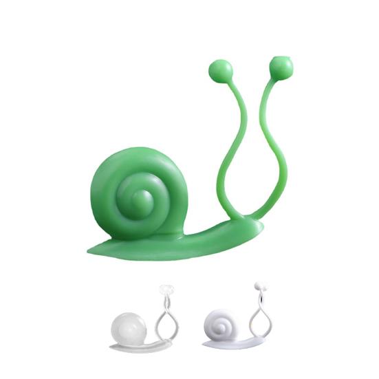 10Pcs/Set Adorable Snail Shape Plant Fixed Clip Good Clamping Wall Mounted Plastic Plant Holder Clip for Home