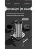 316 Stainless Steel Insulated Travel Mug - Large Capacity Straw Cup for Men & Women
