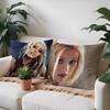 SINGER Christina Aguilera Pillow Case Living Room Sofa Decorative Cushion Cover Simple Household Light Luxury Printed Pillow