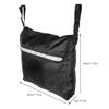 Multifunctional Wheelchair Bag Large Capacity Reflective Stripe Wheel Chair Storage Tote Adjustable Straps Premium Oxford Cloth