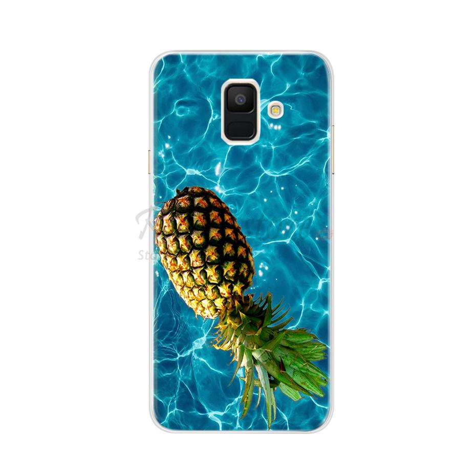 Case For Samsung Galaxy A6 2018 Transparent Cartoon Soft TPU Silicone Phone Cases Back Cover For Samsung Galaxy A6 A 6 Plus 2018