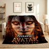 Custom Name Avatar World Flannel Blanket Throw Blanket Soft Warm Sofa Bed Decor Unique Gift