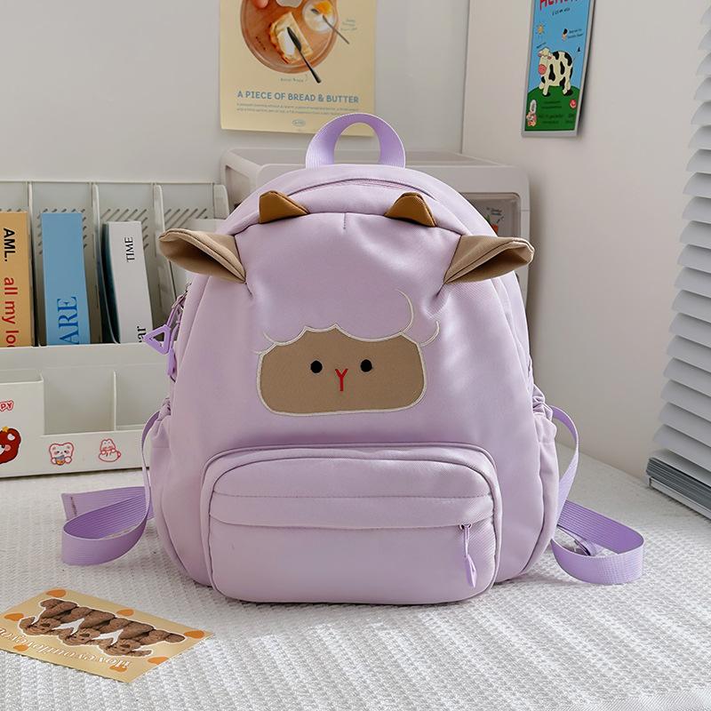 New Fashion Leisure Cute Lambs Traveling Out of The Street Advanced Sense Girls' Light Out of The Street Schoolbags Backpacks and Backpacks.