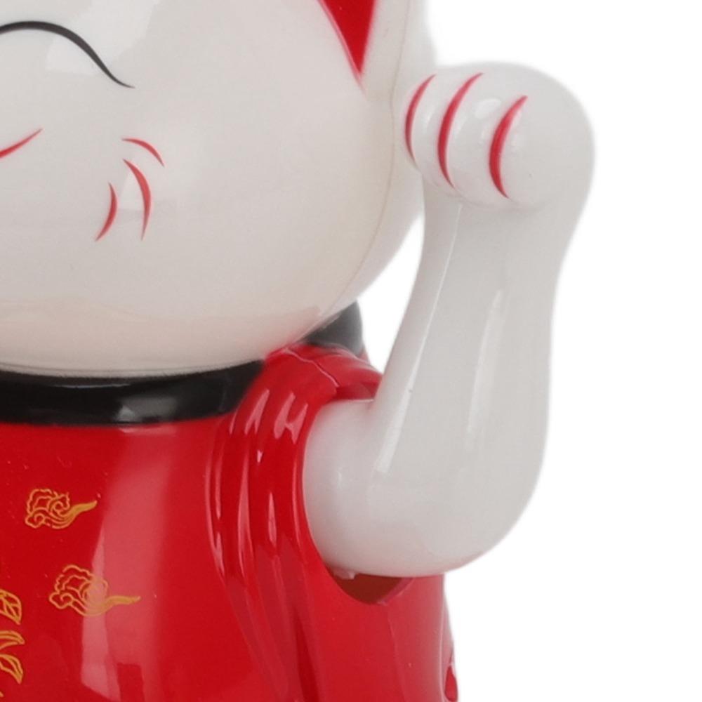4.13x3.74x3.27in Chinese Fortune Cat Ornament Desktop Auspicious Decor Restaurant & Hotel Decor
