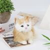 Simulation Polyethylene Cat Shape Statue Animals Sculpture Garden Yard Decoration
