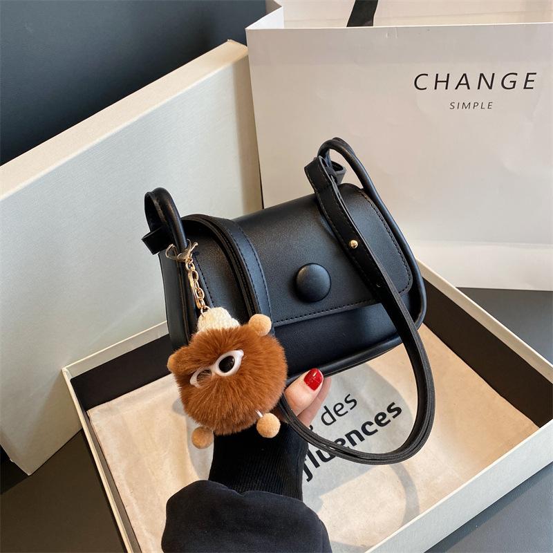 Popular Small Bag Women's New Trendy Internet Celebrity Versatile Oblique Span Bag Fashionable Foreign High-end Sense Small Square Bag