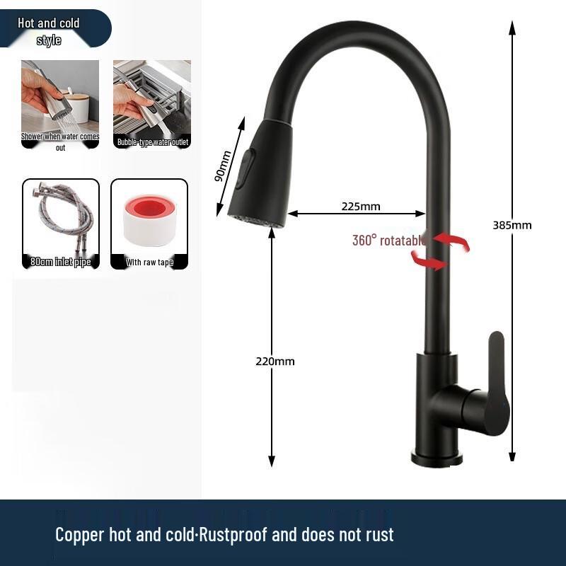 TLXT Ausziehbarer Auszug-Küchenarmatur